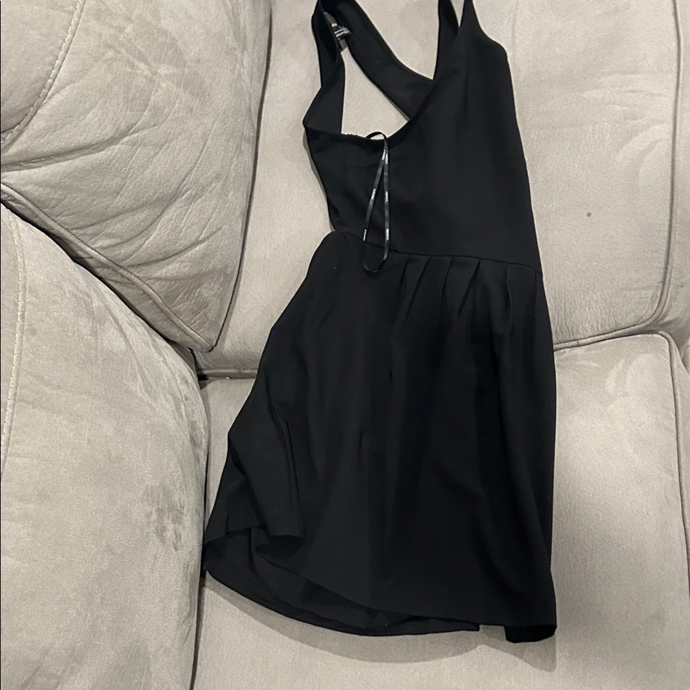 Forever 21 Black Backless Dress
